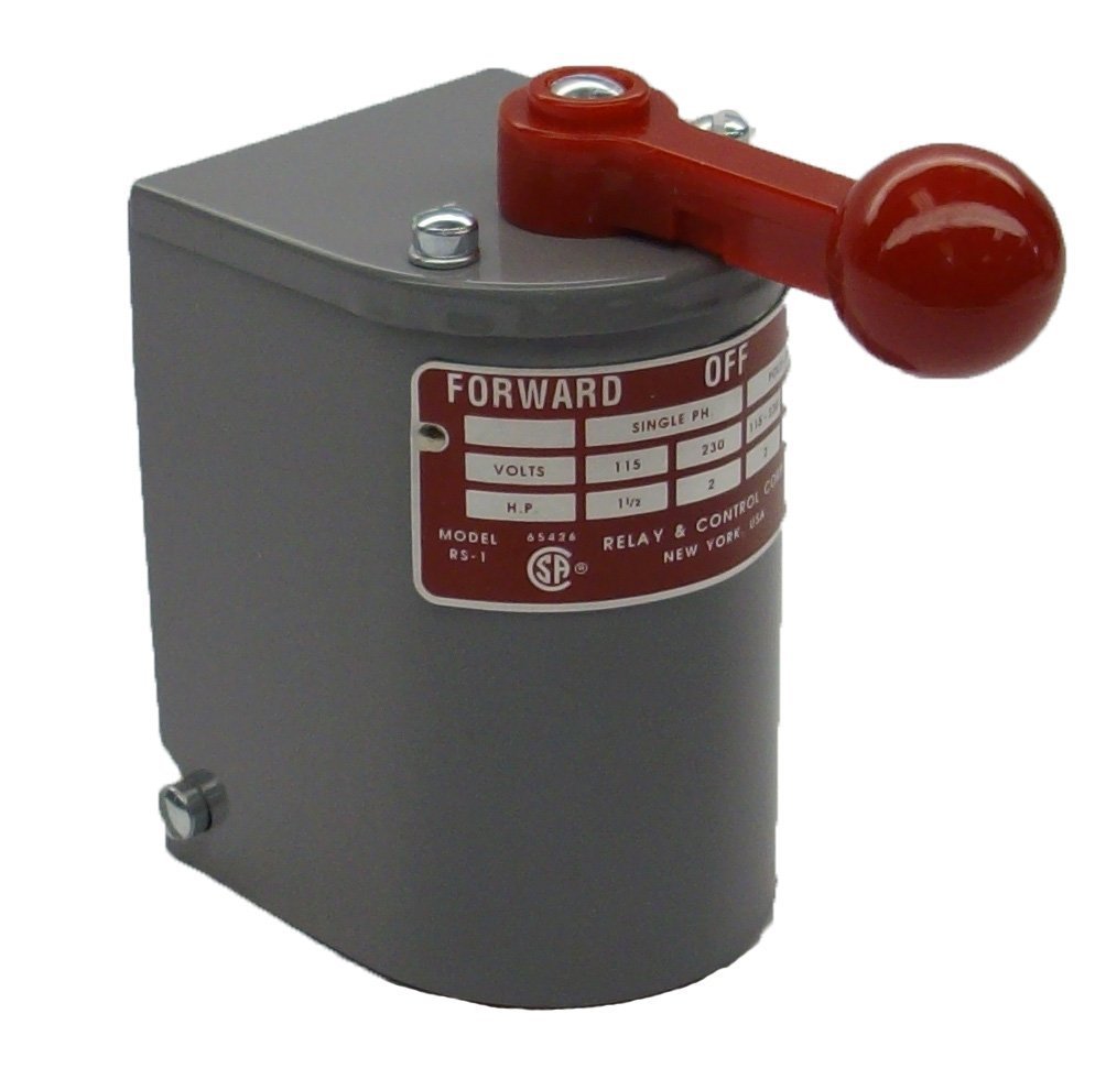 1.5 hp - 2 hp Electric Motor Reversing Drum Switch - Position = Maintained # RS-1