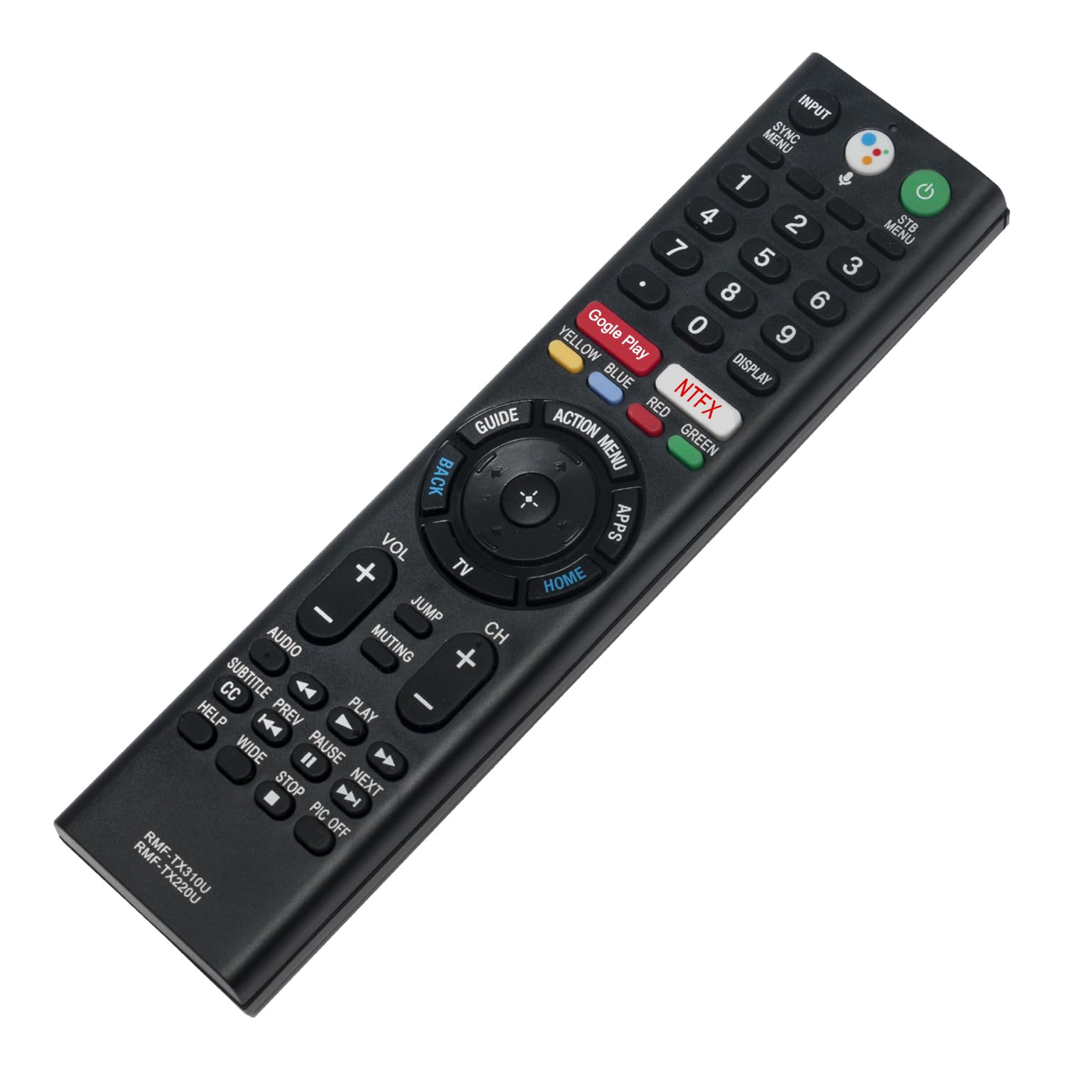 New RMF-TX520U For Sony 4K Smart TV With Voice Remote Control KD 43X80J