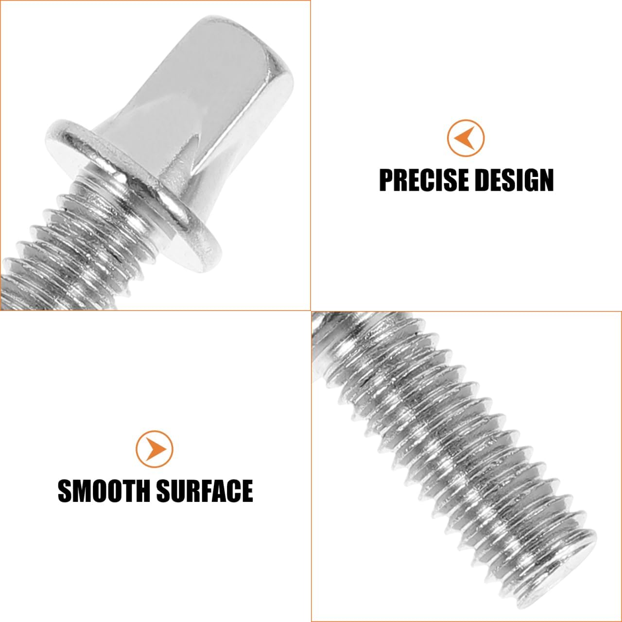 Snare Drum Screws 10Pcs, Drum Repair Tool Percussion Replacement Accessory Kit Screws image 5