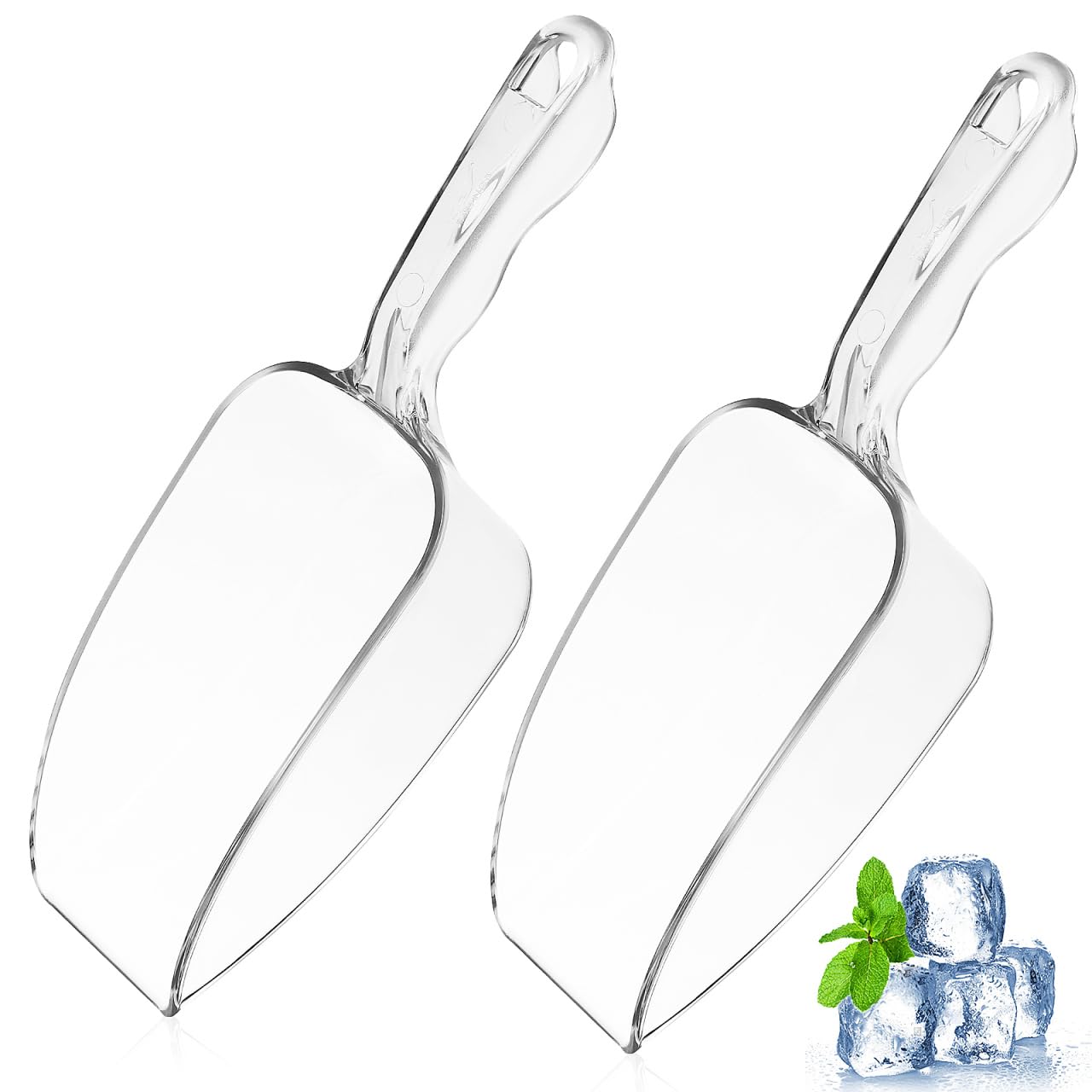 Pelle à glace réutilisable multifonctions en plastique pour bonbons et fête