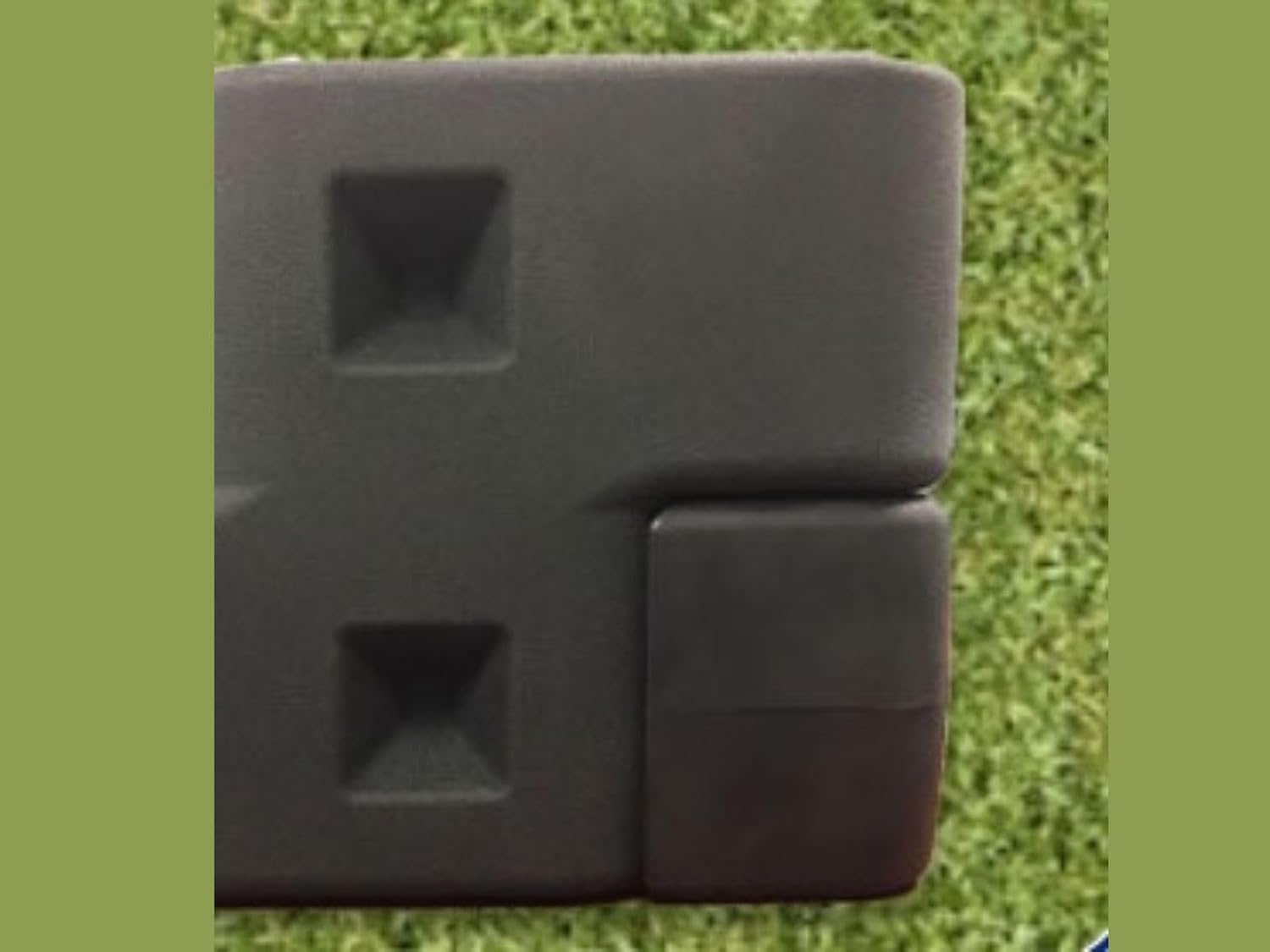 12" Plastic Playground Border End Cap with Spike