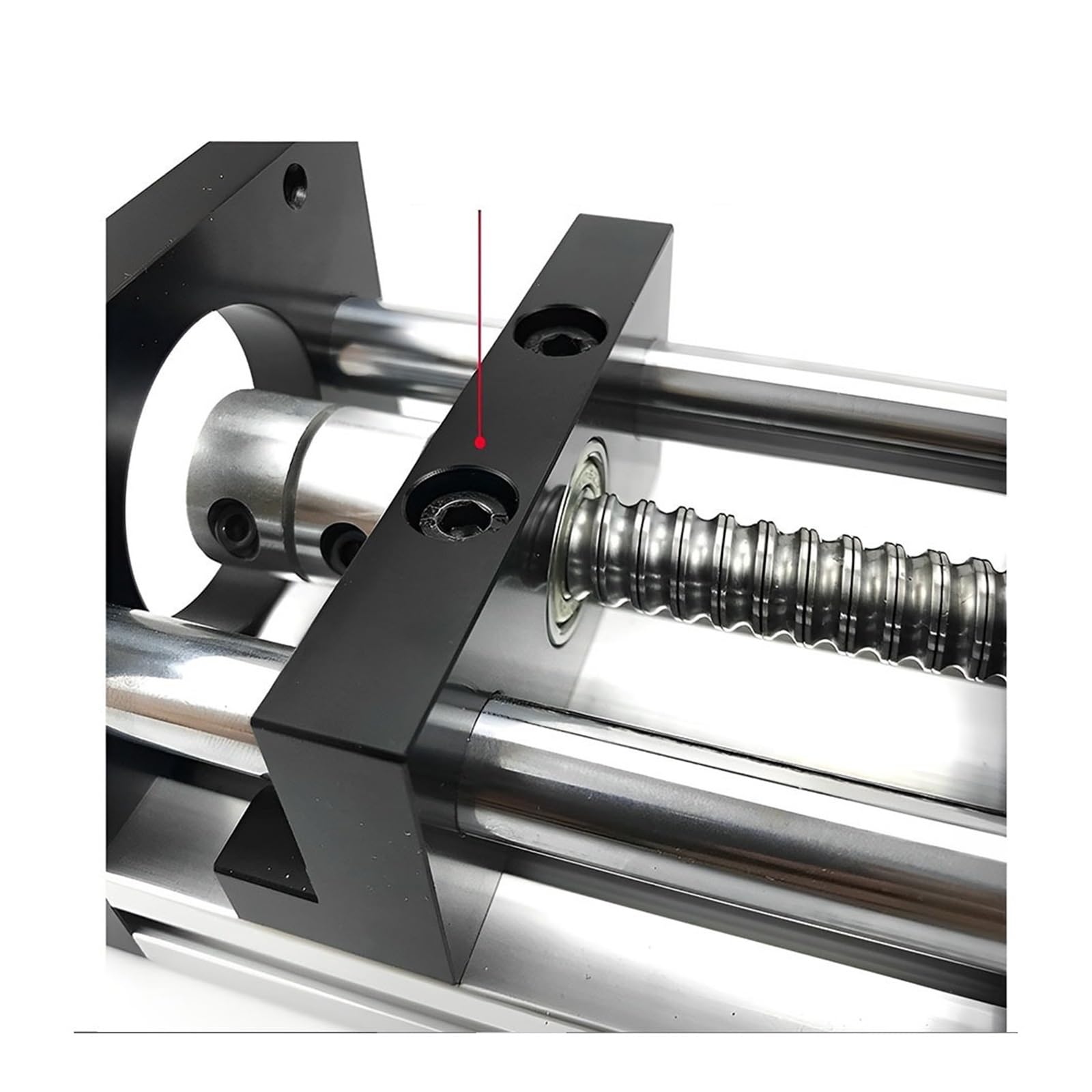 Carril Lineal, Guía De Riel Lineal SFU1610 Husillo Bolas 80 * Mm Mesa Deslizante Aluminio 50-300 For Stepper Moto CNC(50mm Strok)