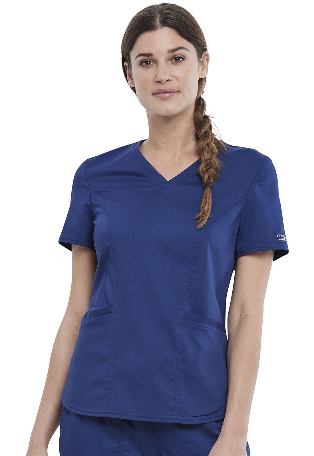 Cherokeewomens Mock Wrap Top Mock Wrap Top (pack of 1)