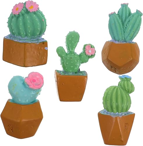 MAGICLULU Imanes decorativos de resina para nevera, 5 unidades, color verde