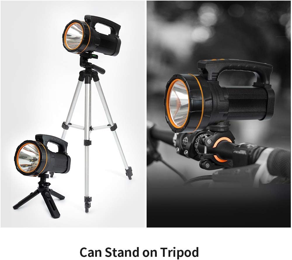 Spotlight Rechargeable Flashlight Batteries Searchlight Image