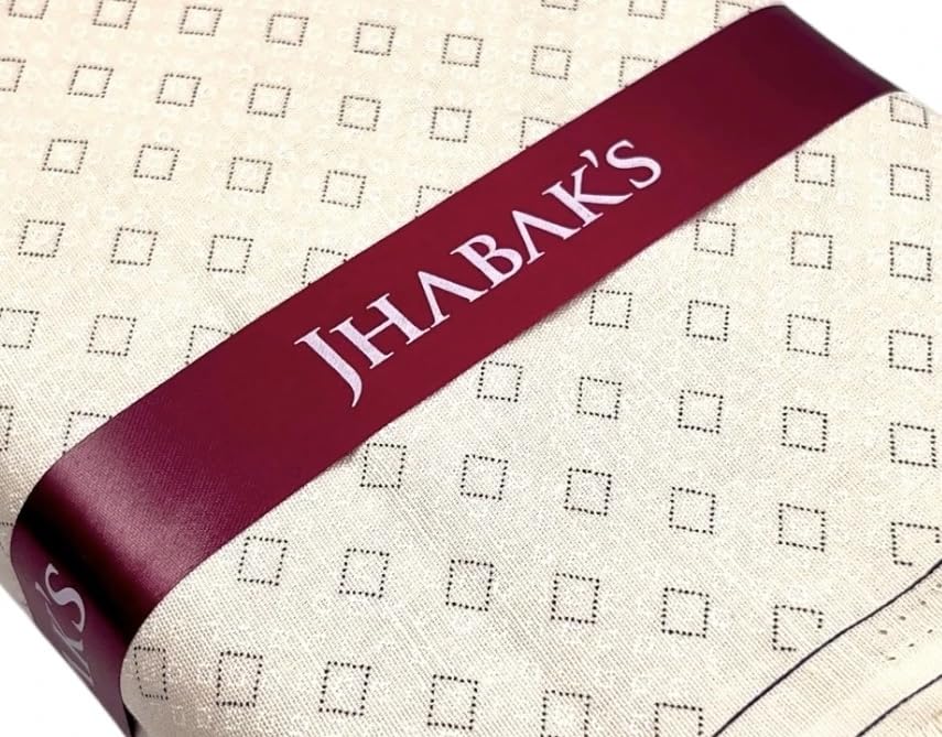 Image of JHABAK'S Unstitched 100% Pure Cotton Shirt Fabric for Men - Shirt Fabric & Kurta Material