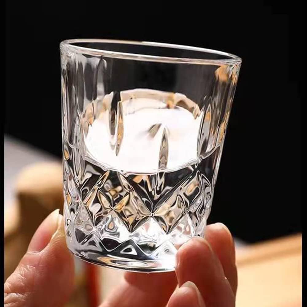 Generico Lot de 32 verres à shot en verre sans plomb transparents avec base solide et épaisse pour fêtes, événements, maison et restauration 60 ml