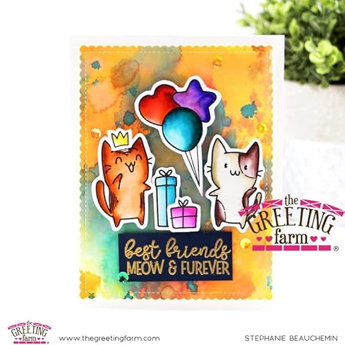 Cute Kitties Clear Stamps - The Greeting Farm - Paper Crafts Scrapbooking Cardmaking #TOP1
