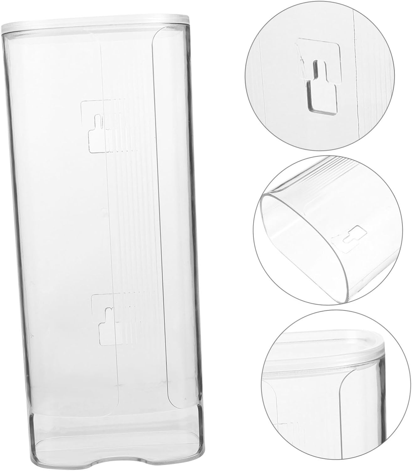 Wall Mount Plastic Bag Storage Box Dispenser for Kitchen Organization image 4