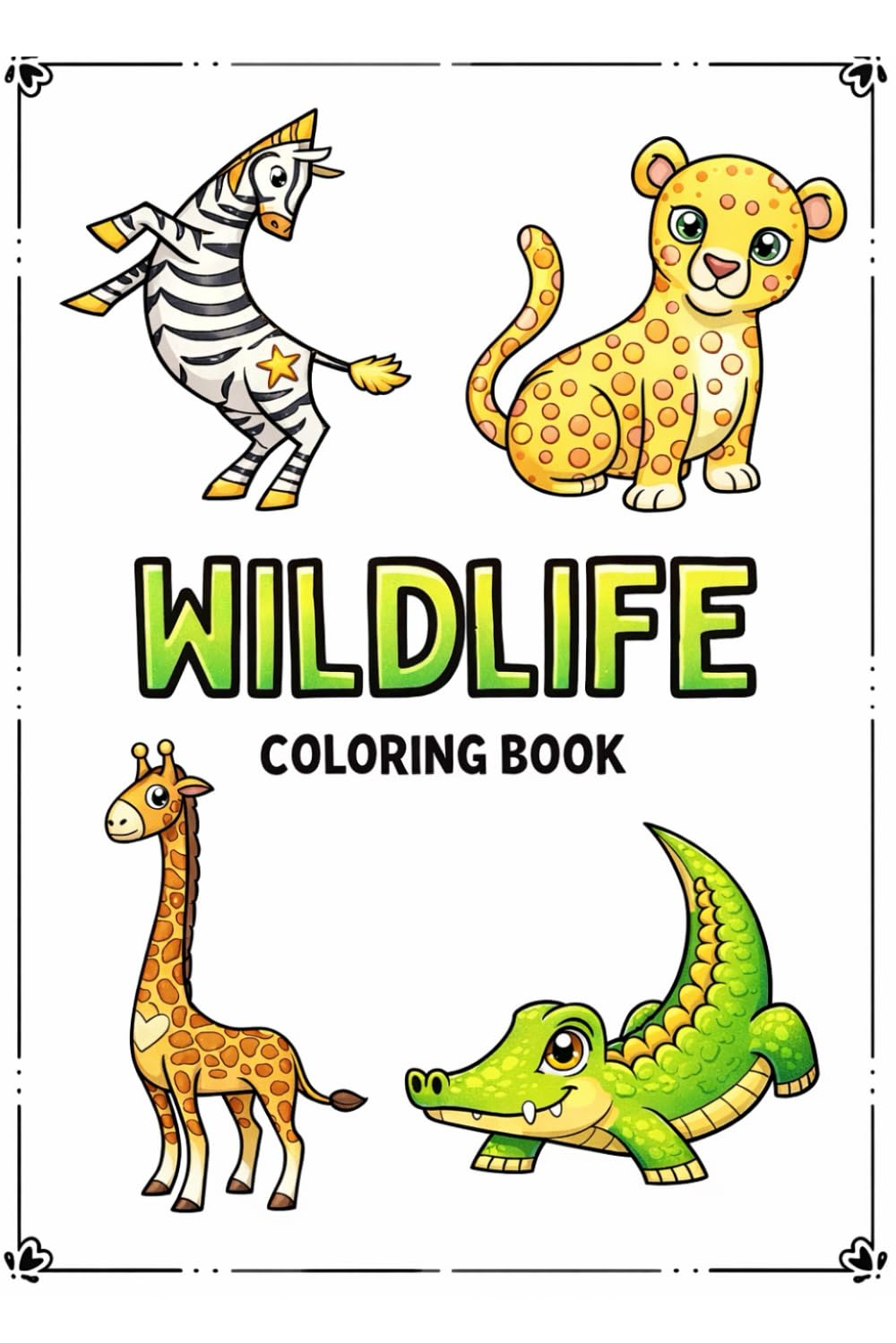 Wildlife Kids Colouring Book