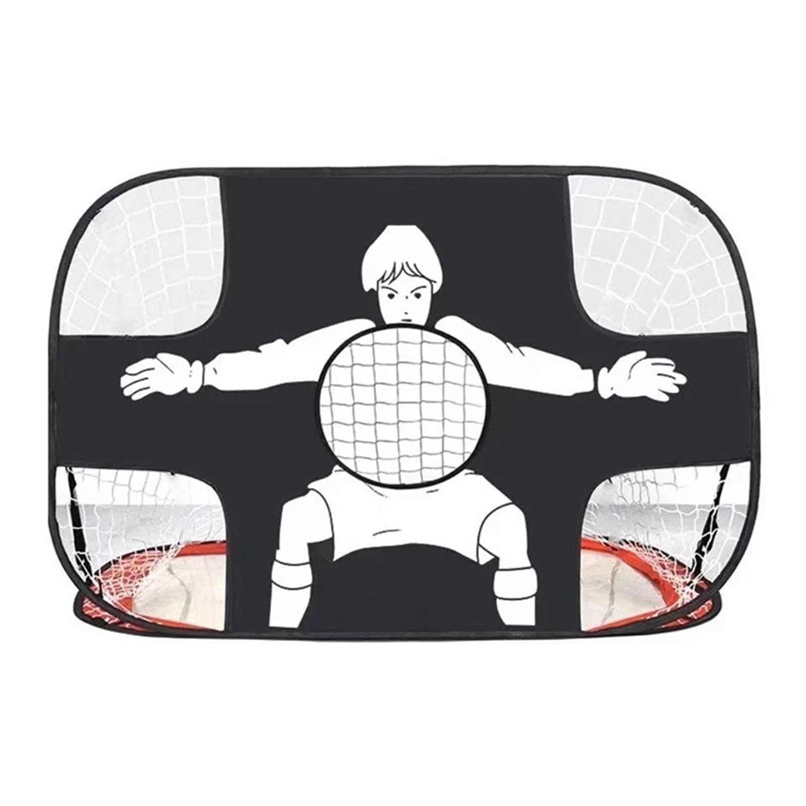 Porta da calcio pieghevole 2 in 1 portatile pieghevole for bambini porta da calcio rete tiro supporto for palline tennis portapalle multifunzionale for allenamento