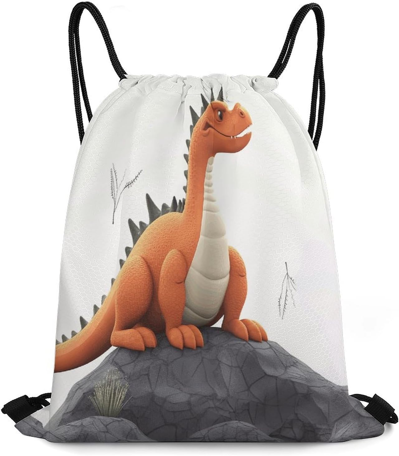 Sports Drawstring Backpack,Funny Dragon String Swim Gym Bag Gym Drawstring Bag for Gym Travel Sports