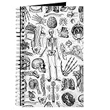 CafePress Anatomy_W_Twin_Duvet Spiral Bound Journal Notebook, Personal Diary, Lined
