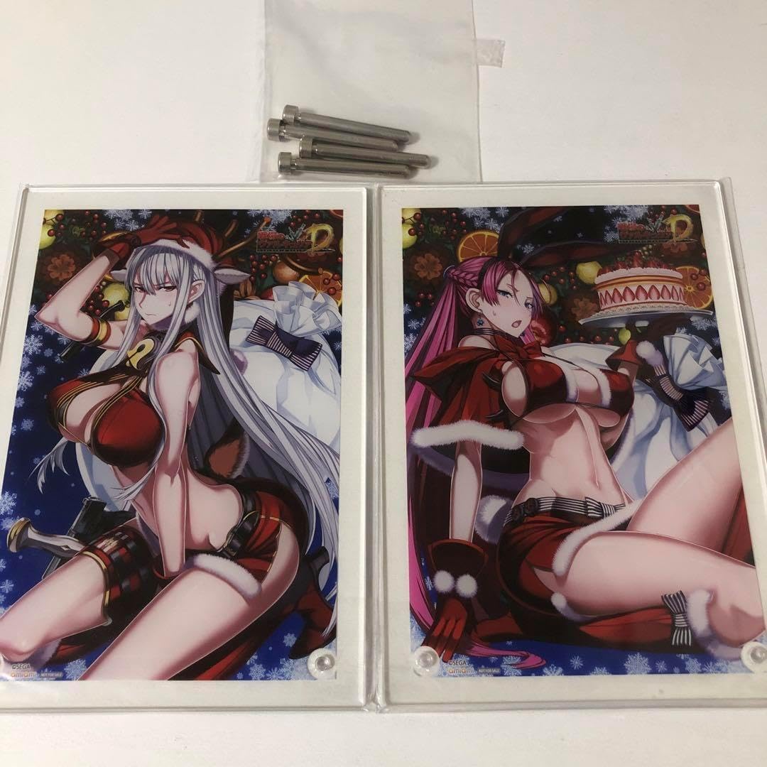 戦場のヴァルキュリア　セルベリア　ユリアナ　アクリルプレート　クリスマス 戦場のヴァルキュリア セルベリア ユリアナ アクリルプレート