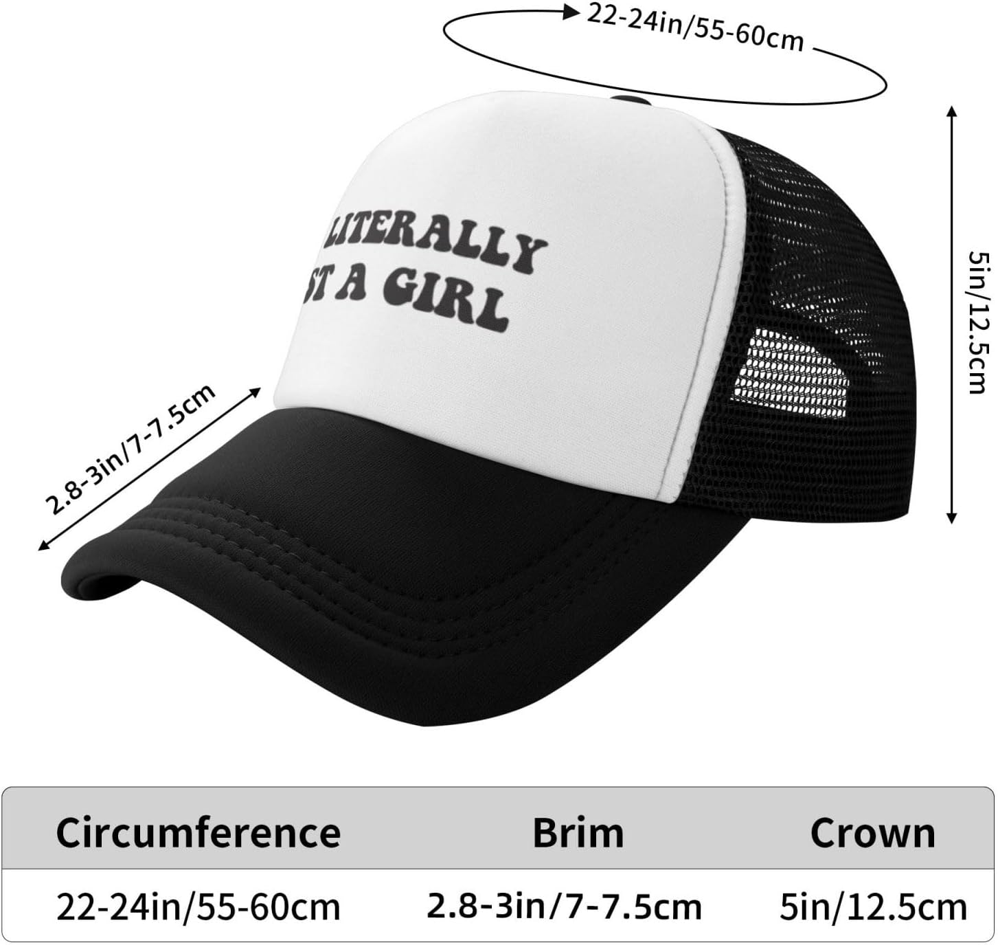Funny Trucker Hat I Shaved My Bush for This? for Women and Men Baseball Cap Breathable Meshblack - Image 2