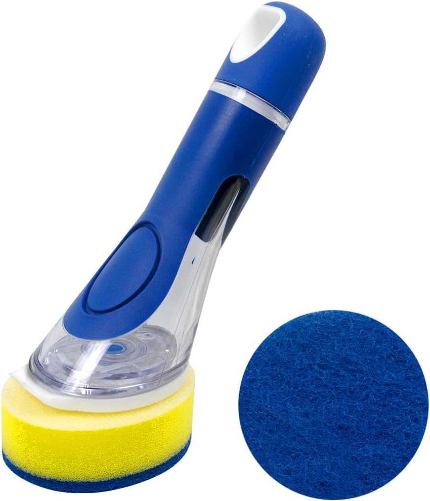 CELOX Dishwand, Dish Scrubber with Soap Dispenser for Kitchen Sink