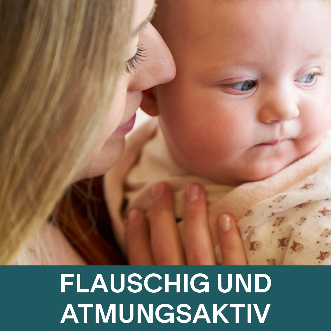 KOALA BABYCARE - Mulltücher Baby 30x30cm aus Weicher Baumwolle - Spucktücher Packung mit 6 Stück - Atmungsaktiv und Saugfähig Ideal zum Reinigen und Trocknen