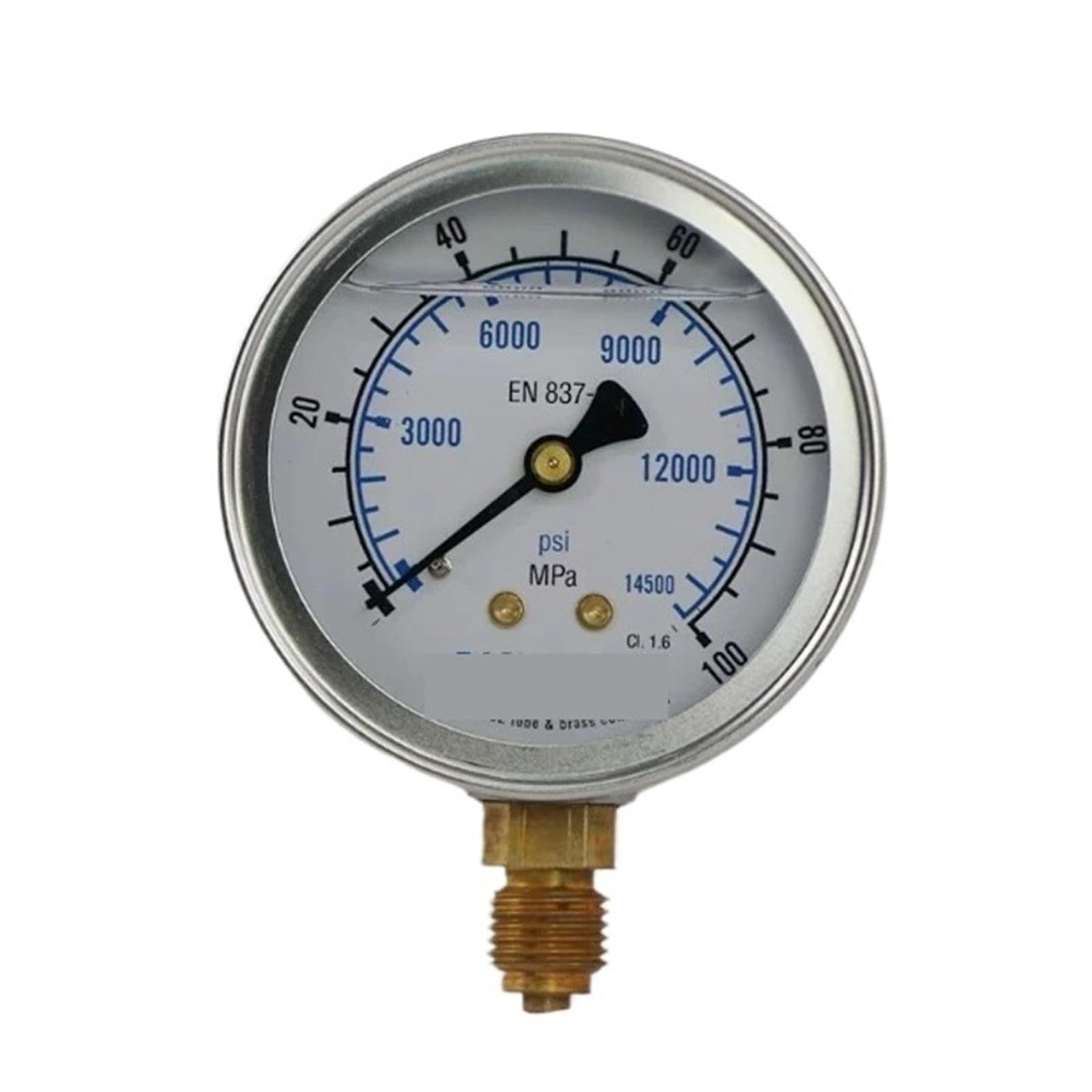 Manómetro 0-100mpa G1/4 Montaje Radial