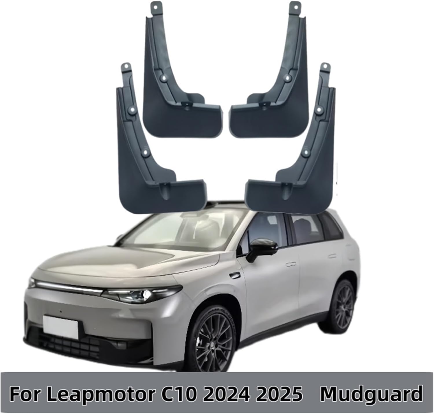 Compatible with Leapmotor C10 2024 2025 Car Mud Flaps Splash Guard Mudguards MudFlaps Front Rear Fender Auto Styline Car Accessories