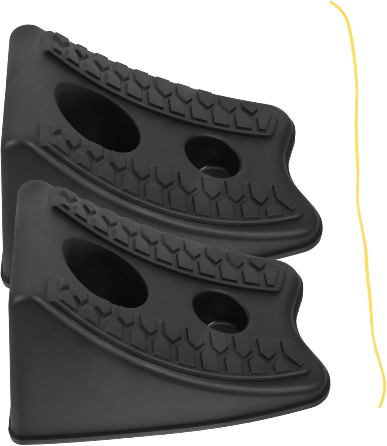 2pcs Car Wheel Chock Wedge Rv Trailer Wheel Chocks Tire for Safety and Stability