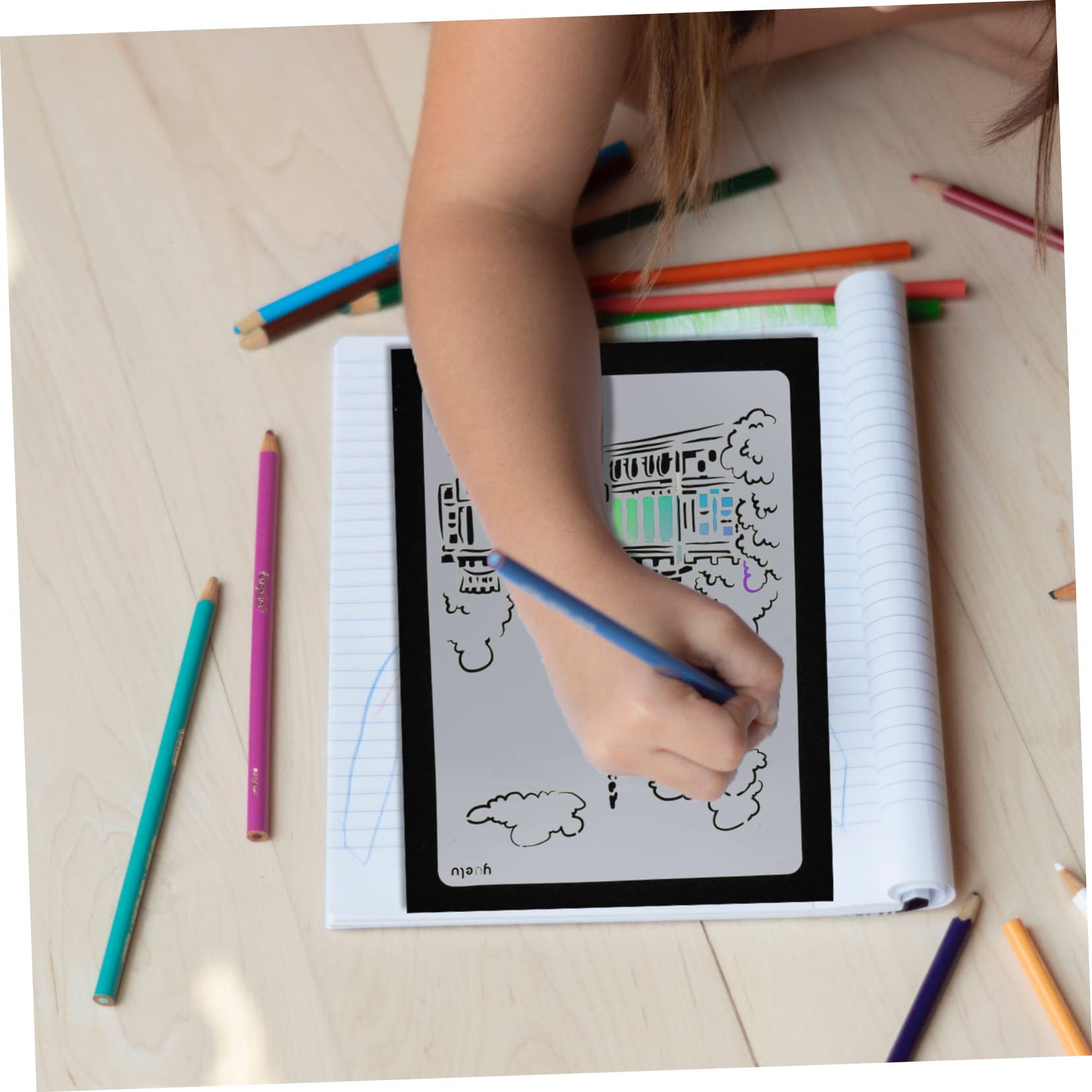 HOMSFOU for Adults 2 Sets of Scratch Painting Kit Templates Perfect for Boys and Girls Adults