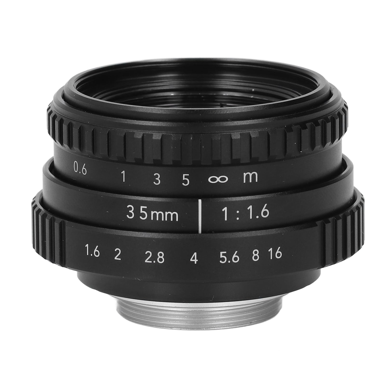 Obiektyw z ręcznym ustawianiem ostrości 35 mm F1,6 APS C i 9 listkami przysłony