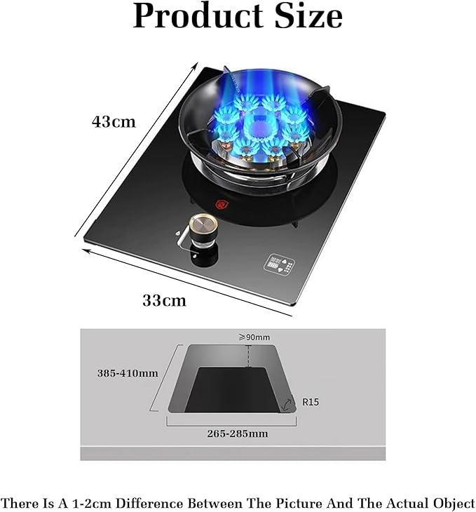 Estufa de Gas de 1 Puesto 5.2KW para Encimera de Cocina miniatura 3