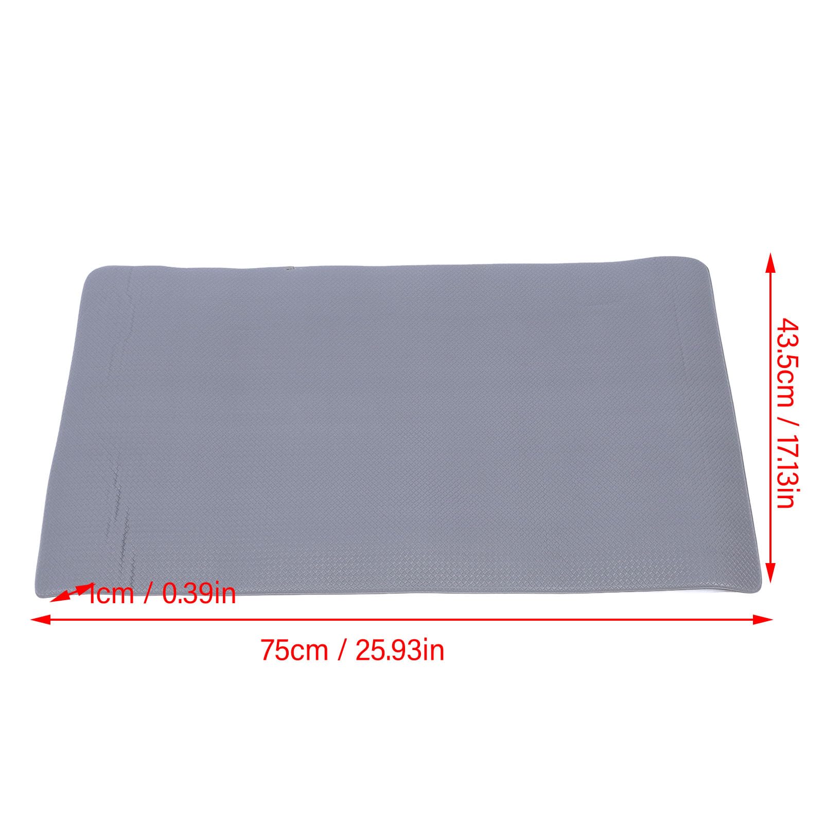 Tapis de sol Anti-Fatigue, antidérapant, résistant aux taches, rembourré en PVC, facile à nettoyer, tapis de cuisine de 10mm d'épaisseur pour la maison, 29.53X17,13 pouces