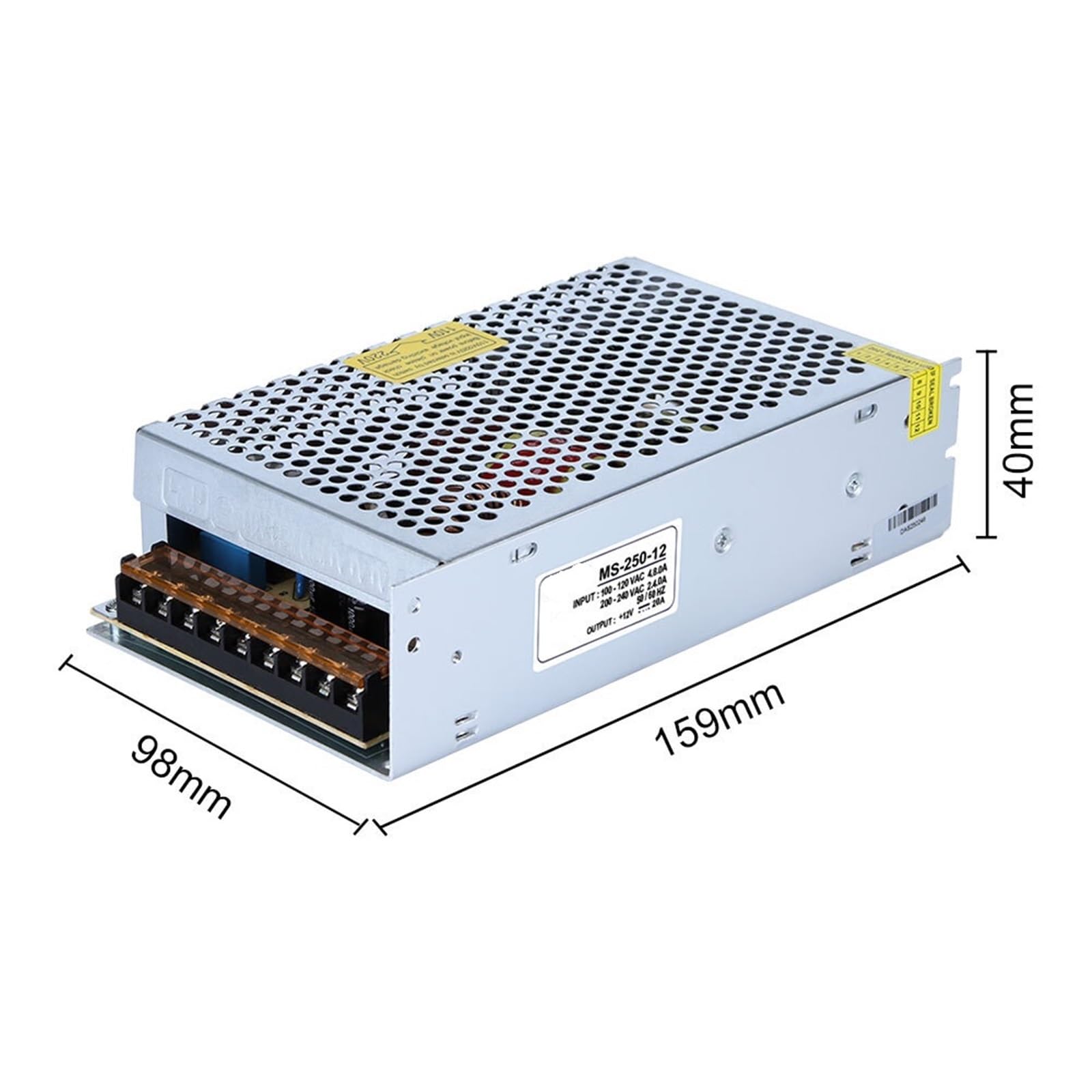 Ms-250-12 250W 12V 20.8A Variable Frequenz Mikrowelle Power Schalt 1500W Netzteil 1Pcs