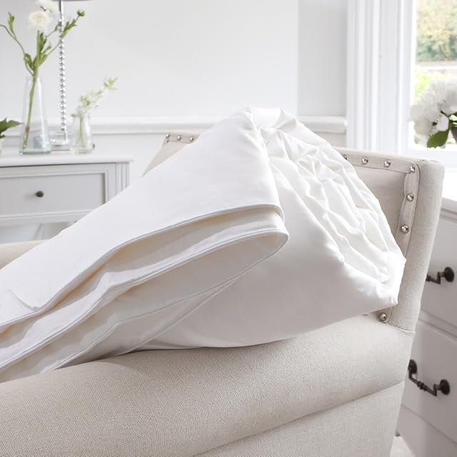 Jasmine Silk Summer Weight 100% Mulberry SILK Filled Duvet Quilt - King (225 x 220cm) 4 Tog