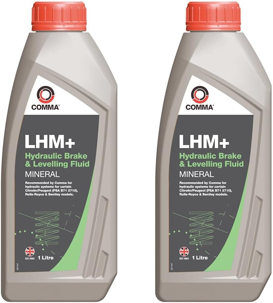 Comma Hydraulic Fluid, 2L (Pack of 2), 1.76 lb, 25.2 x 5.6 x 3.8 cm, Premium Product