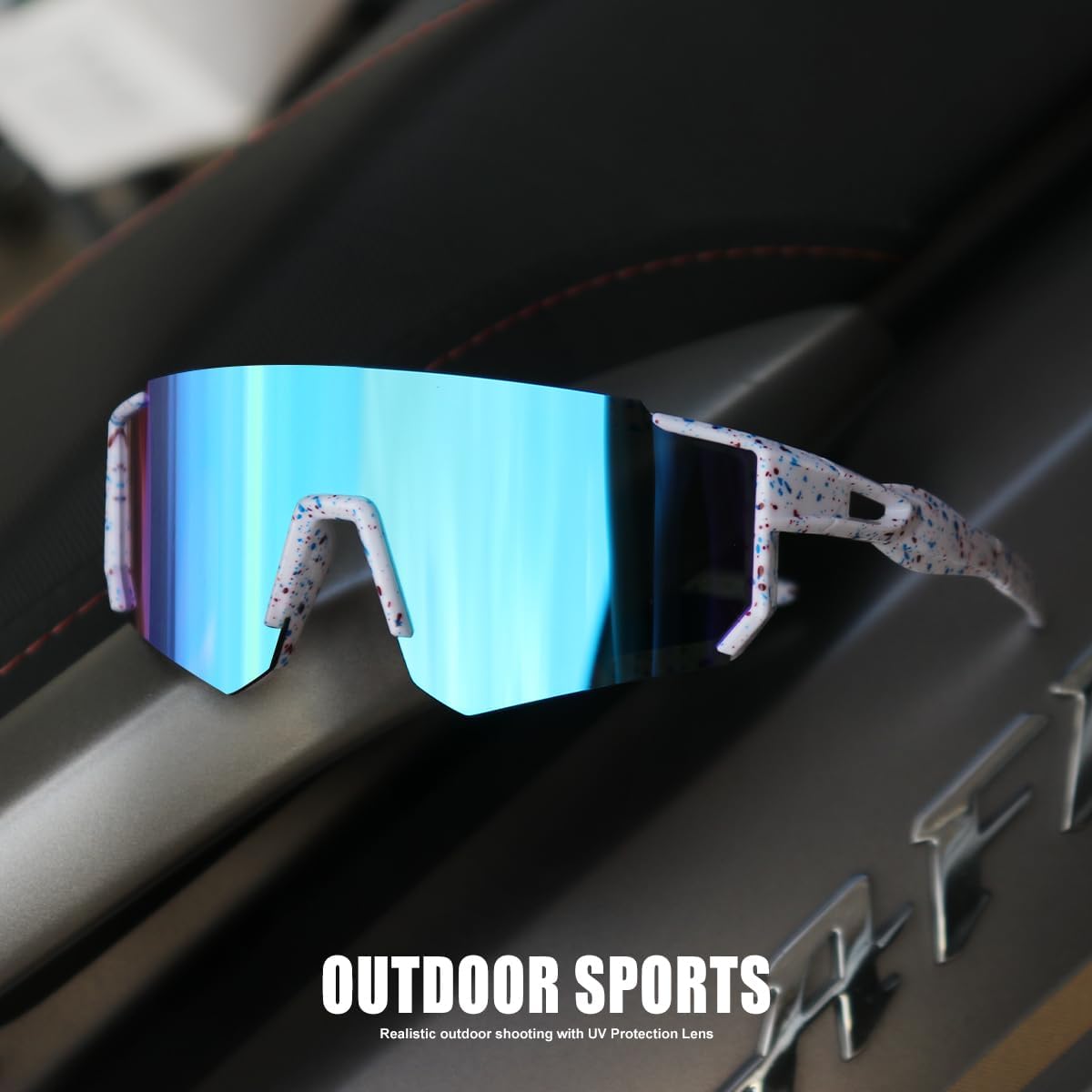 okulary przeciwsłoneczne dla dzieci, sportowe okulary przeciwsłoneczne młodzieżowe baseball dla chłopców dziewcząt ochrona UV