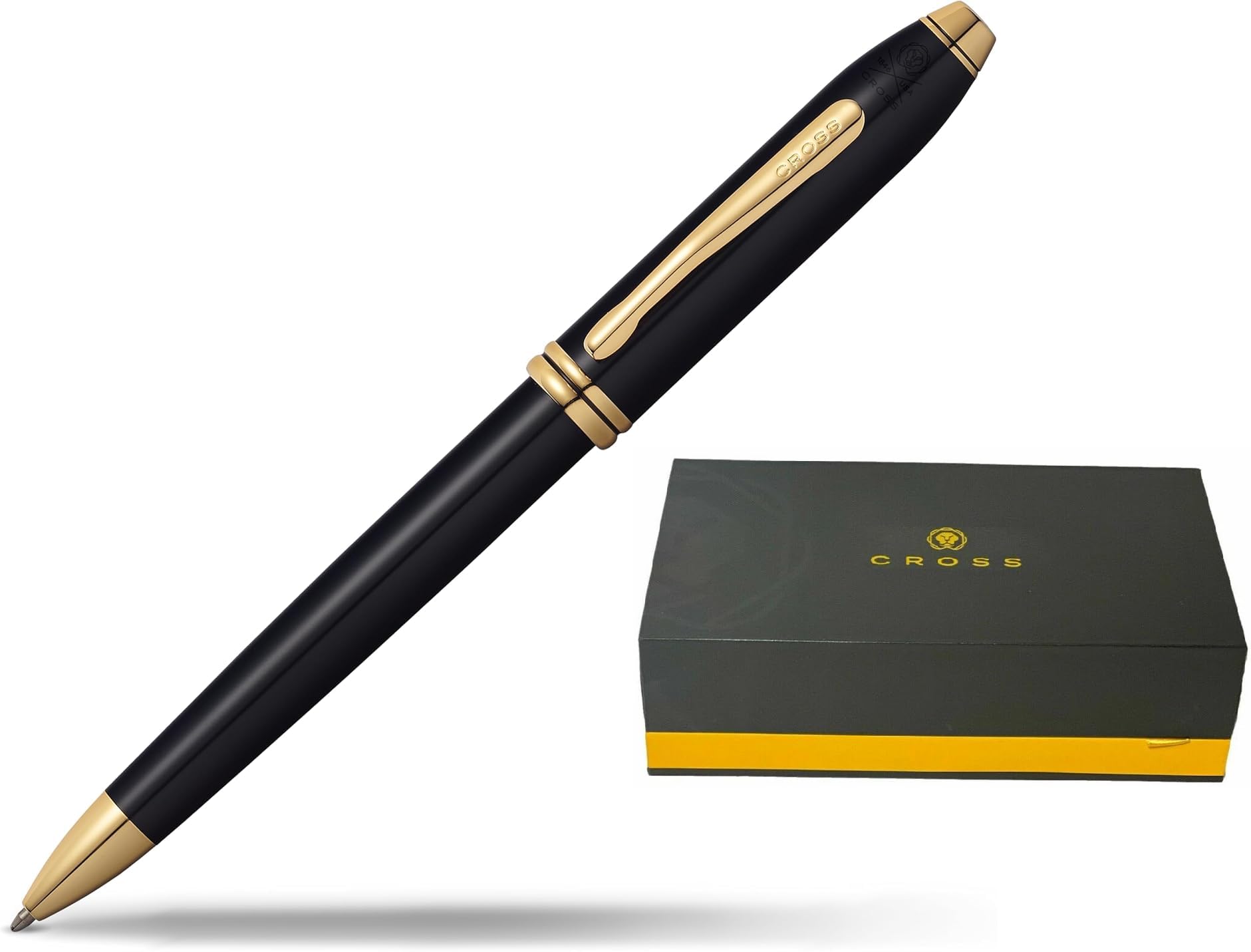 Amazon.co.jp: Cross Townsendクラシックブラックラッカーと23カラット