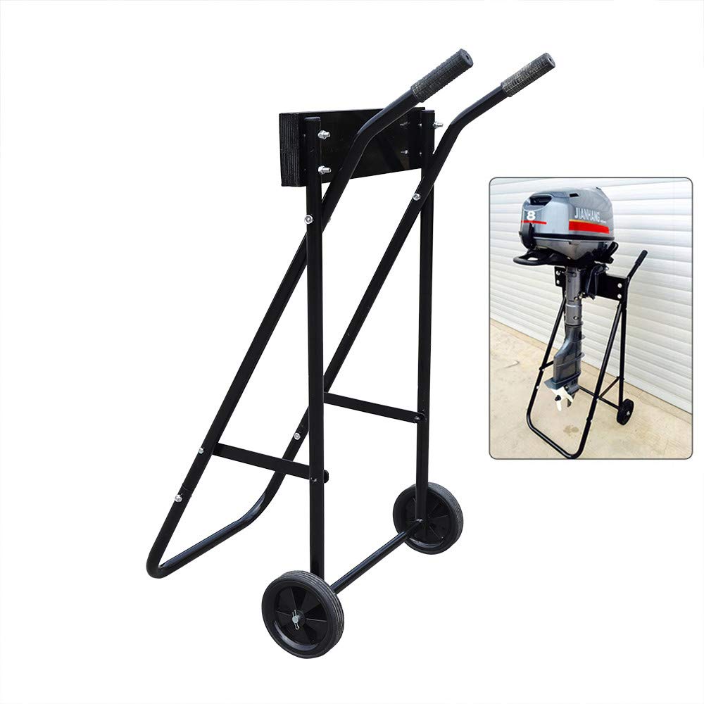 Outboard Boat Motor Stand Engine Carrier Cart Dolly Storage 154LB Load