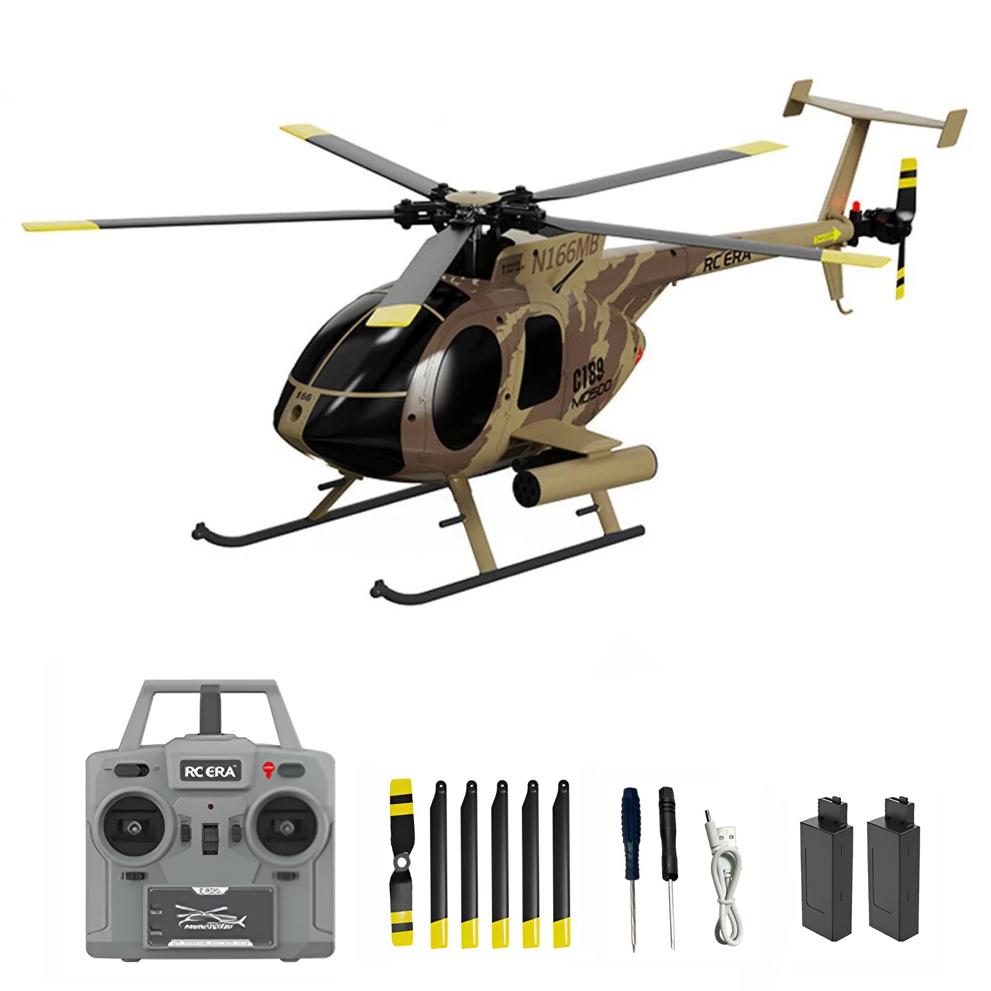 Amazon.com: Dodoore Remote Control Helicopter, C189 MD500 RC