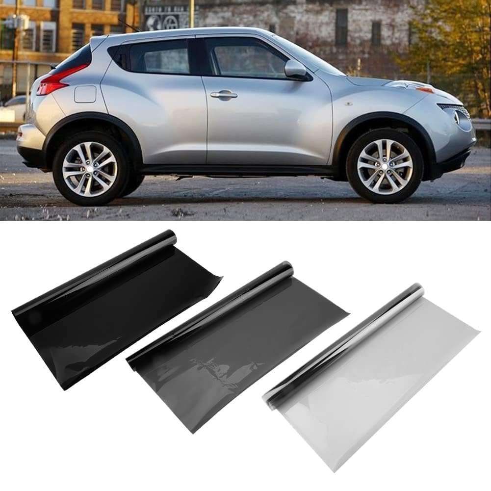 Film Teinté Pour Vitres De Voiture 50x100cm - Protection Solaire Anti-Rayures Et Occultant (35%)