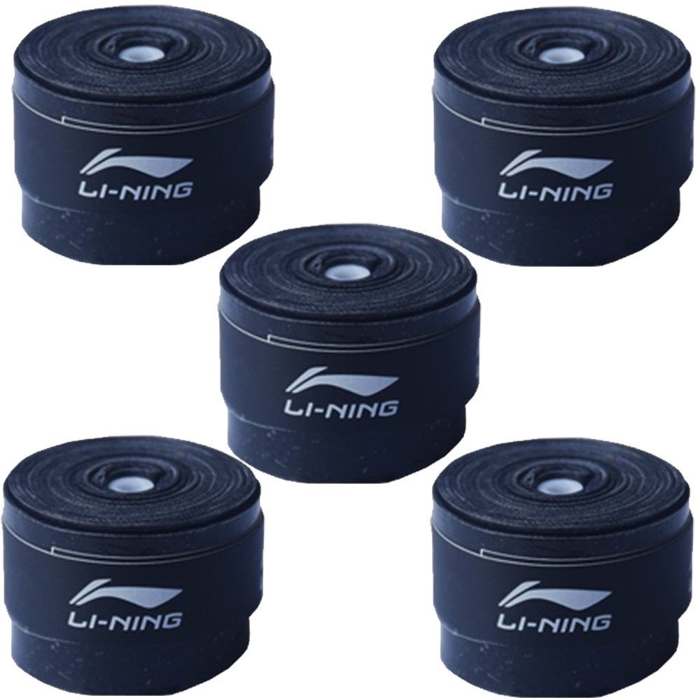 RPM Sports Li-Ning GP-20 Overgrip Badminton Racket Grip (Black) - Pack of 5 (B07CM1LS61) Amazon Price History, Amazon Price Tracker