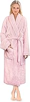 PAVILIA Women's Fluffy Sherpa Fleece Robe - Premium Plush Warm Shaggy Bathrobe with Pockets & Belt, S-3XL