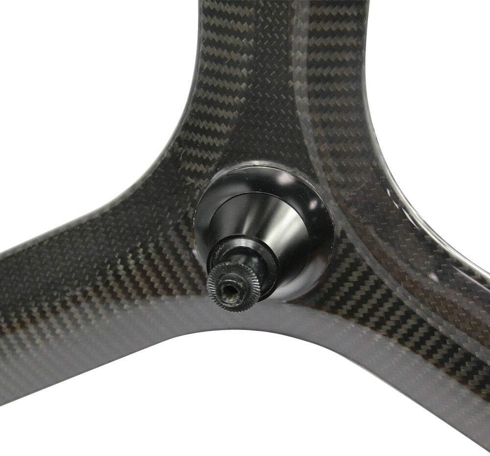 JIMAITEAM Fixed Gear 700c Carbon Tri Spoke 3-Spoke Rim Front & Rear Fixed Gear Road Single Speed Fixie Bike Bicycle Wheelset 50mm Depth Clincher 23mm Width Track Bike Wheel : Sports & Outdoors