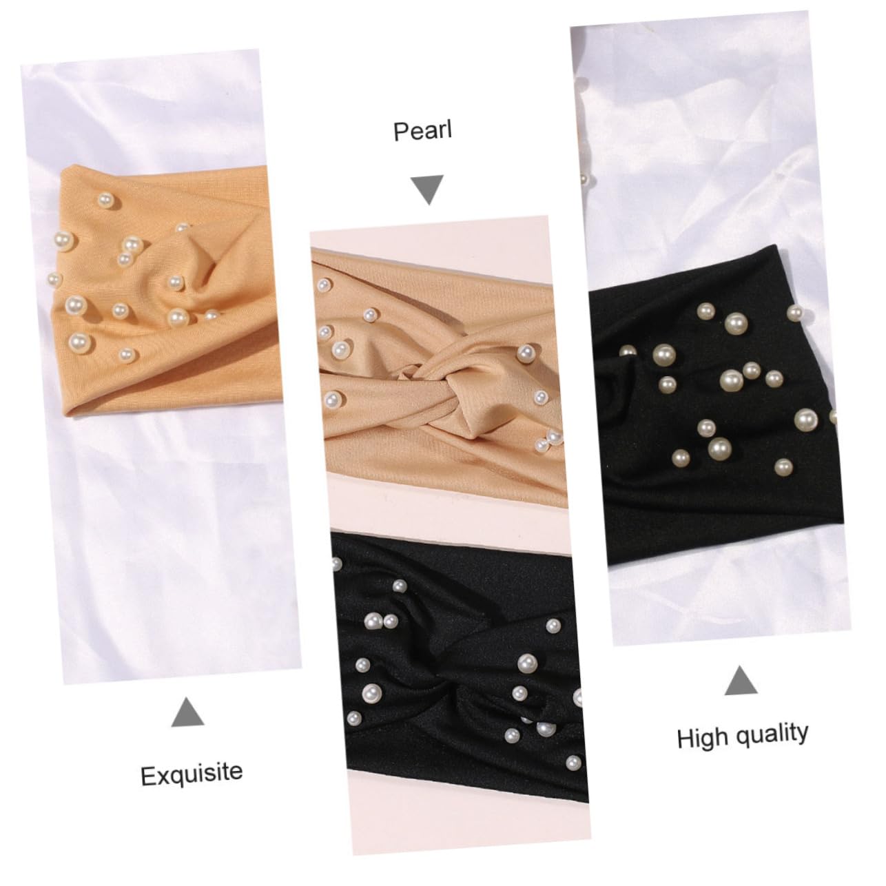 FRCOLOR 6 cintas para el pelo con cruces anchas, antideslizantes, deportivas, elásticas, exquisitas diademas, hechas a mano, hilo de algodón, máscara para el cabello