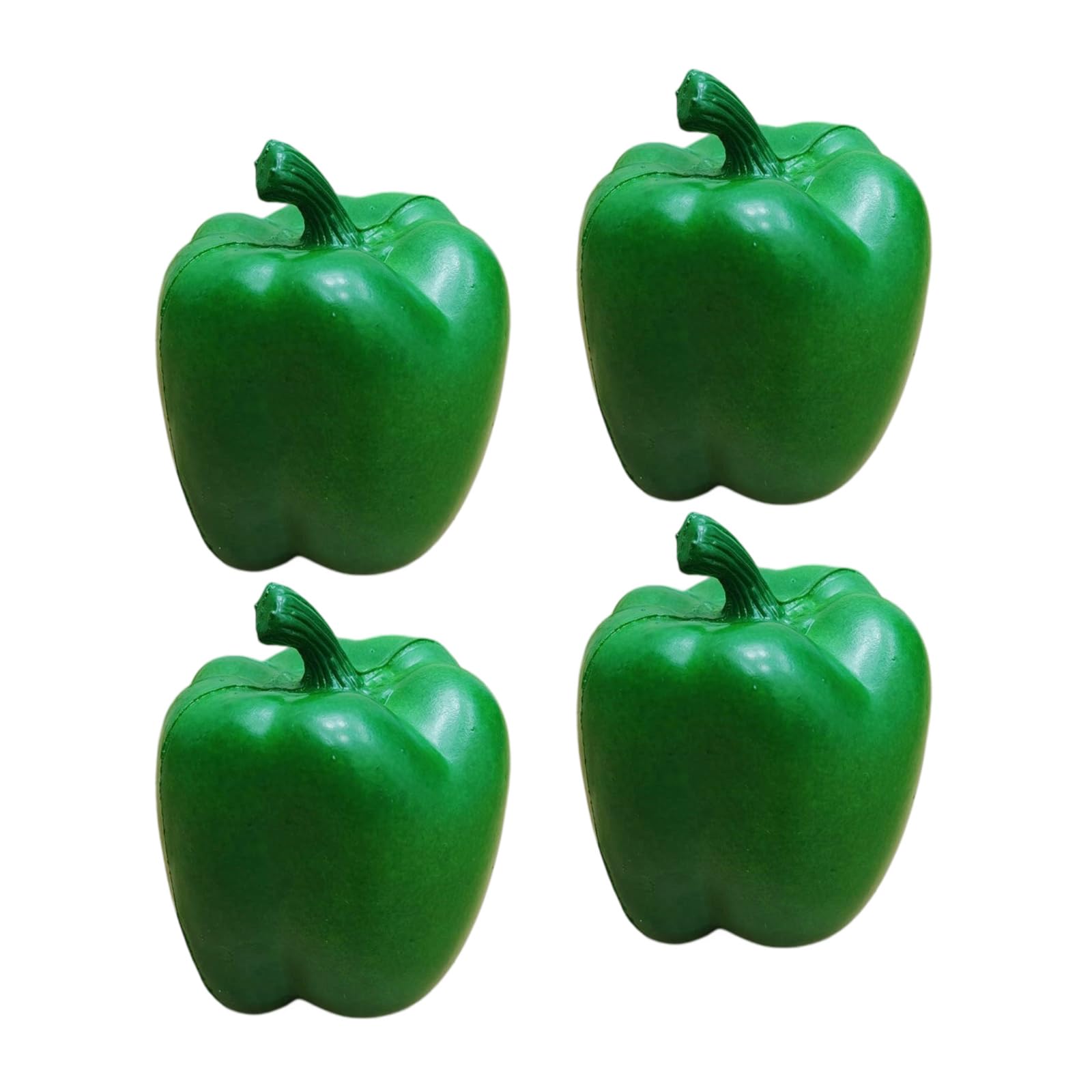 Oxxggkao Of 4 Realistic Faux Chili Pepper Decorations Simulation Vegetables for Photography and Home Party Display Simulation Chili Pepper Deck