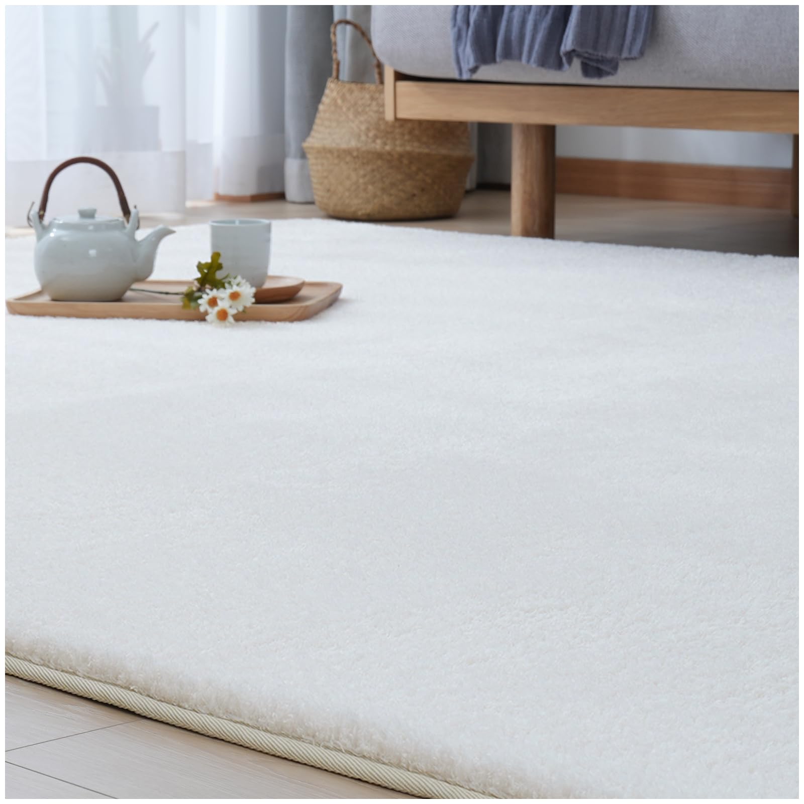 Amazon｜Maru Living ラグマット カーペット 3畳 厚手【全厚約26mm