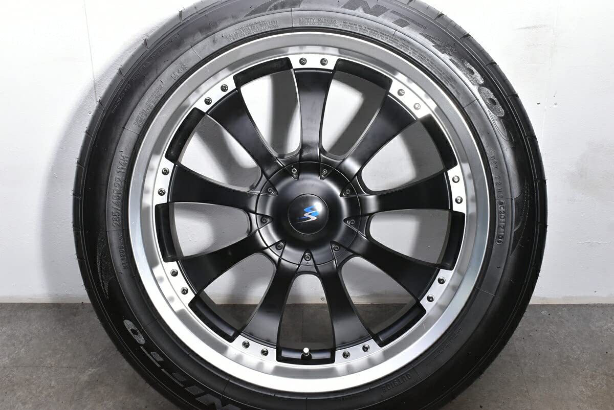 Amazon | 中古 タイヤホイール 1本セット 22インチ 10J +25 285/45R22