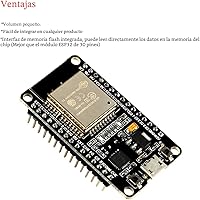 Vista 6 de ESP-WROOM-32 ESP32 ESP-32S Placa de Desarrollo 2.4GHz Modo Dual WiFi + Bluetooth Núcleos Duales Microcontrolador Procesador Integrado con Antena RF
