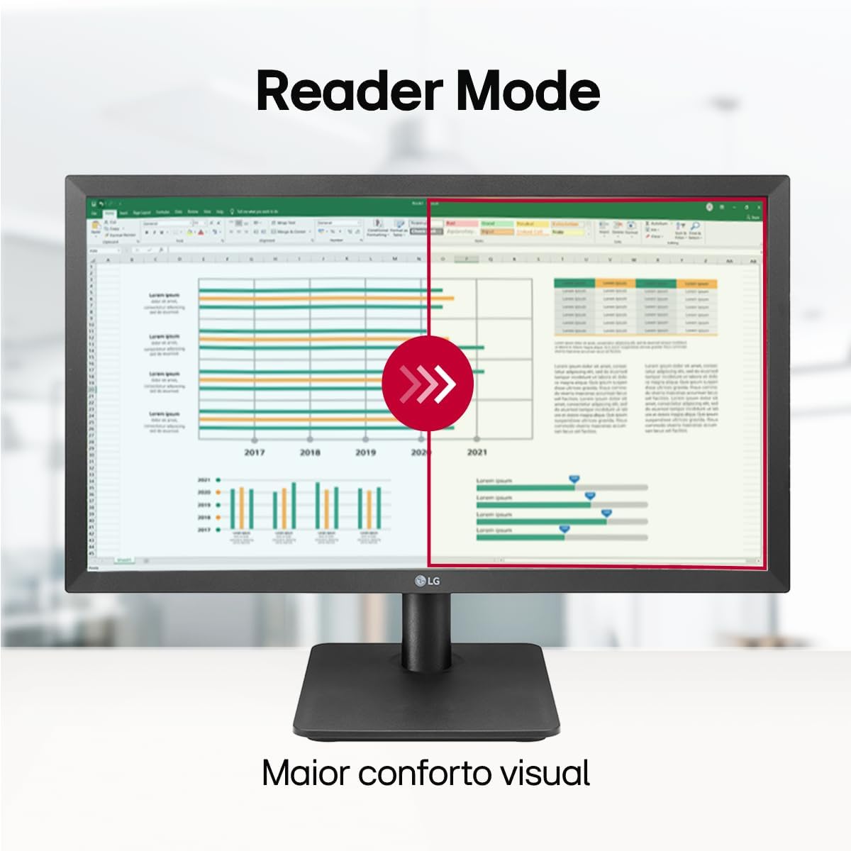 Monitor LG 21.5 Gamer Full HD, 75Hz, 5ms, HDMI, FreeSync - 22MP410