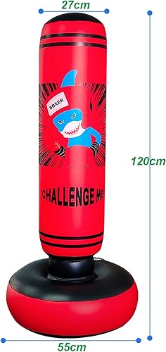 Miniatura 2 de Punching Bag for Kids, Free Standing Boxing Bag for Kids, Kids Pedestal Bags, Taekwondo, De-Stress Boxing Bag for Kids