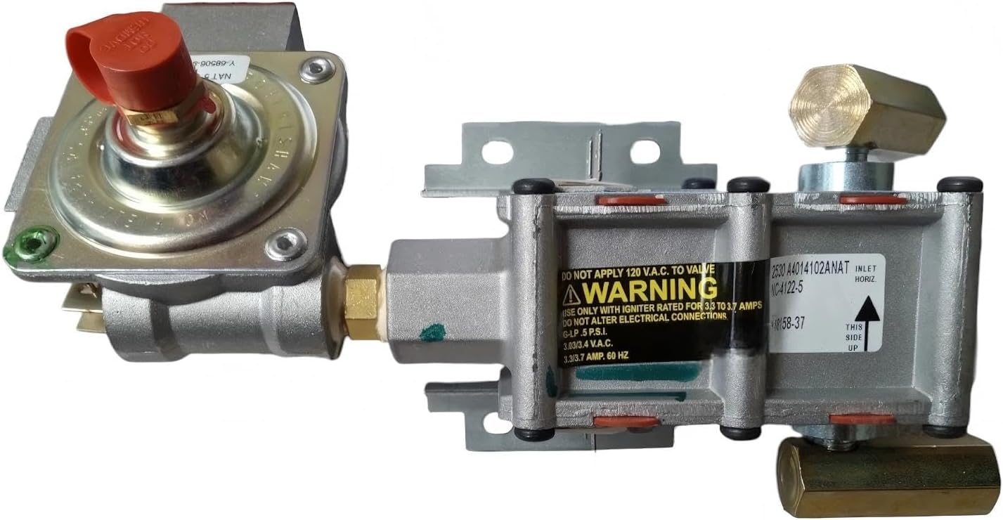 Y-68158-37 Gas Range Oven Safety Valve Compatible for Samsung Oven, Gas Oven Safety Valve Regulator is 3/8 x 1/2 inch Female NPT. Part Number AP5332636, PS4241390, Y-68158-52, Y-68506-92