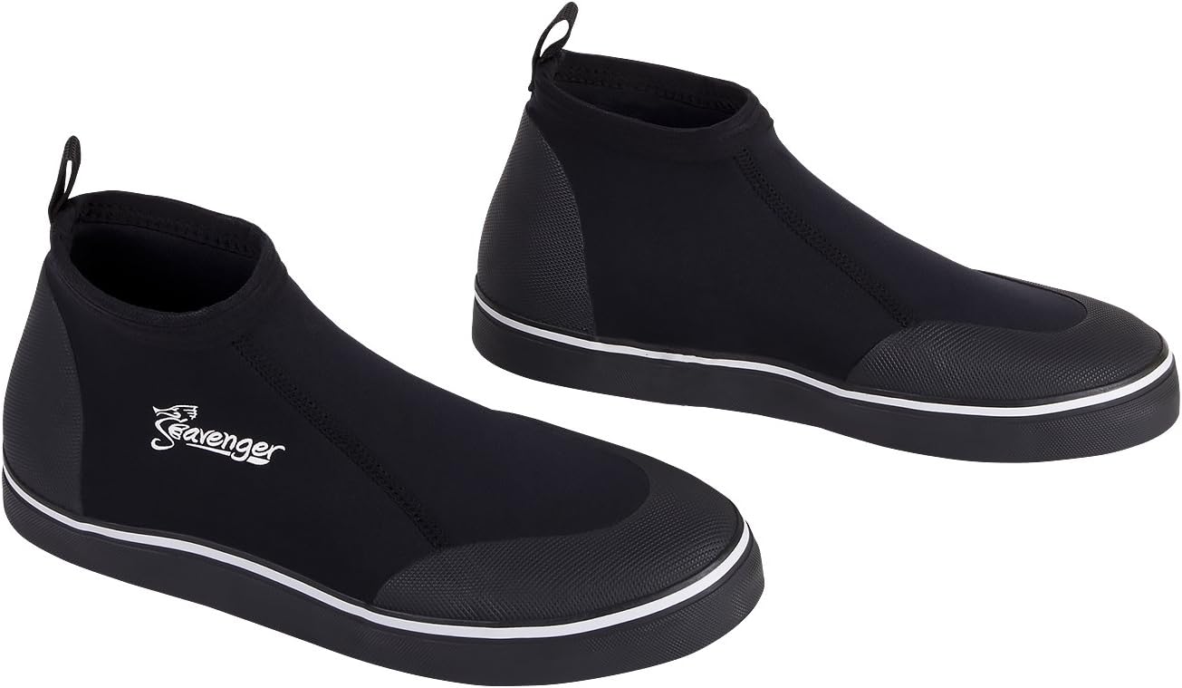 Seavenger Atlantis 3mm Neoprene Aqua Shoes 5 Women/4 Men Classic Black