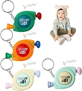 AVCXEC Bop It, 4 Pcs Bop Rhythm Reaction Toy, Single Or Double Bop Rhythm Reaction Toy, Electronic Memory & Brain Game, Mini Reaction Training Game, Micro Series Game With Volume Button, Gift for Kid