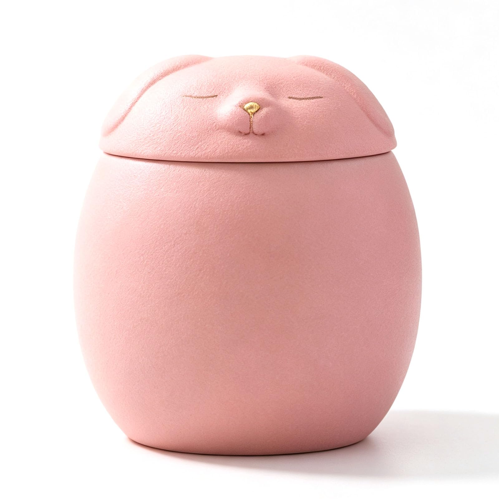 UpGBRF Ceramic Tea Canister Storage Pottery 500ML Jar Pantry Organizer